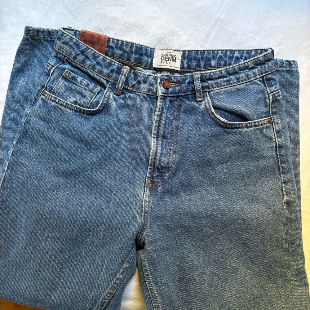 Zara Authentic denim by TRF button fly jeans trafaluc collection